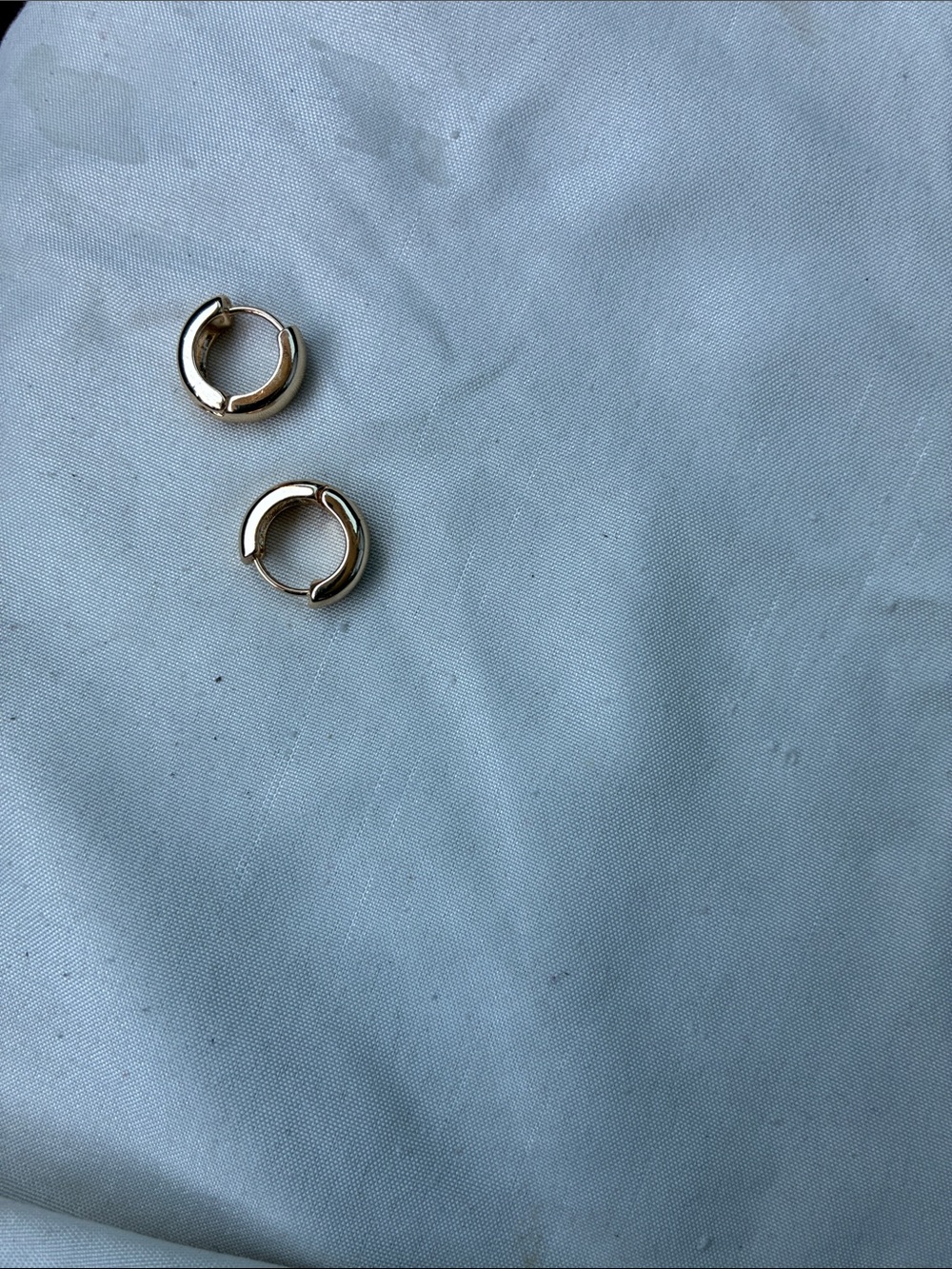 Gold Huggie Hoop Earrings - Women Accessories